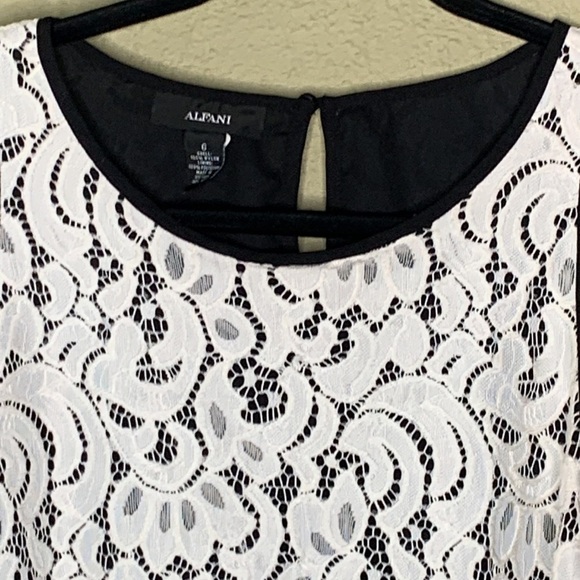 Alfani lace sleeve less top size 6 Fariy - Picture 3 of 10